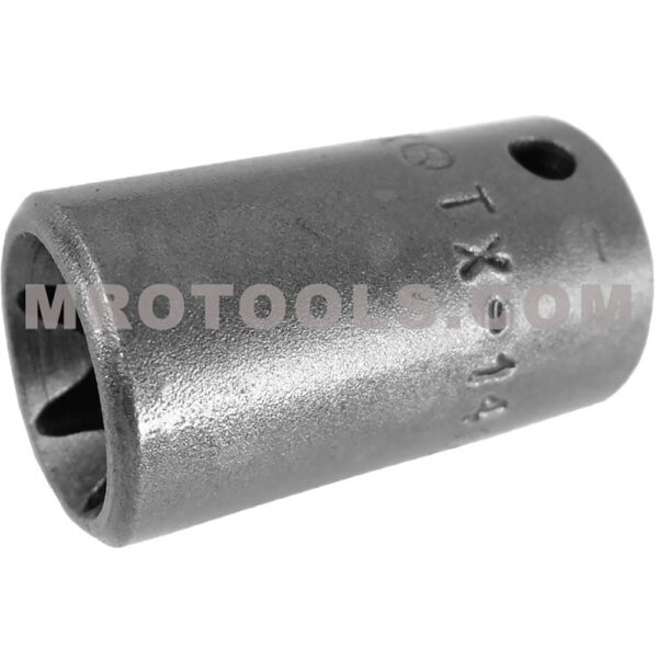 TX-1412 Apex E-12 Dado de Impacto Estilo Torx con Pared Delgada, Para Tornillos Externos, Impulsión Cuadrado de 1/4''