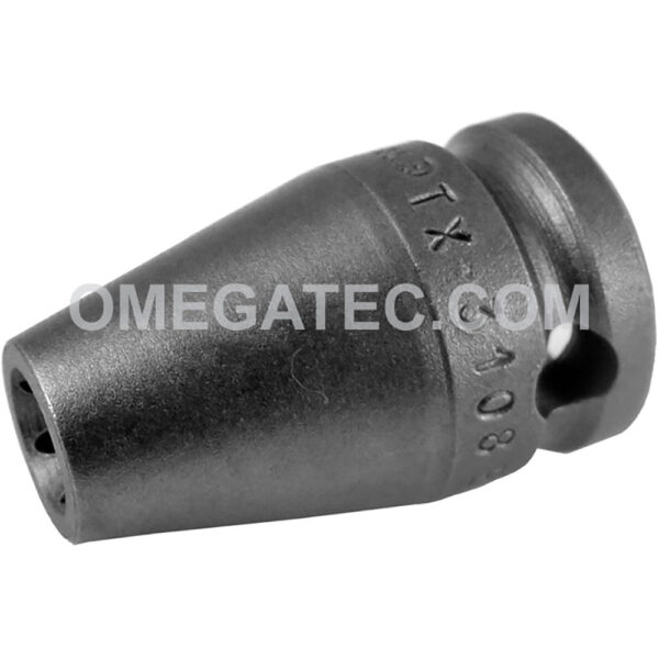 TX-3108 Apex E-8 Dado de Impacto Estilo Torx, Para Tornillos Externos, Impulsión Cuadrado de 3/8''