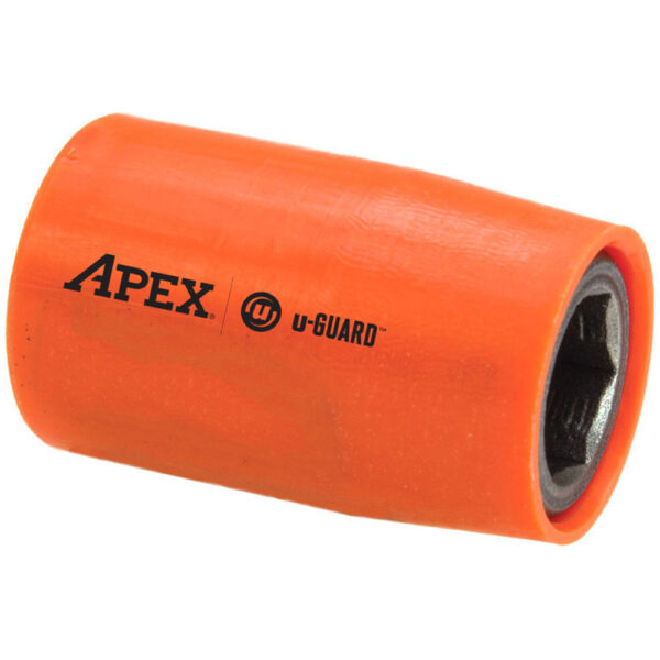 UG-M-16MM45 Apex 16mm 6 Puntos Dado de Impacto Métrico Magnético u-Guard, Impulsor Cuadrado de 1/2''
