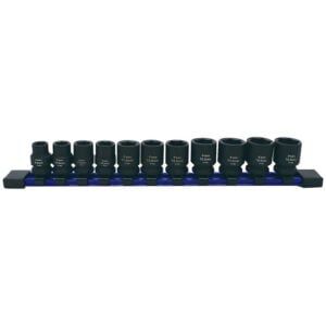 Astro Pneumatic 78311 Juego de Dados ? 11PC ? Impulsión de 3/8'' Tamaño 1/2 ? 9.5mm ? 19.5mm