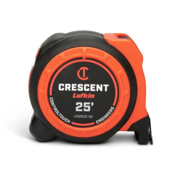 L1025CD-02 Lufkin 1-3/16'' x 25' Cinta Métrica para Ingenieros CONTROLTOUCH Amarilla