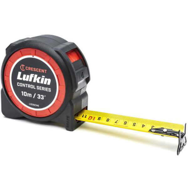 L1035CME-02 Lufkin 1-3/16'' x 10m/33' Cinta Métrica CONTROLTOUCH Amarilla