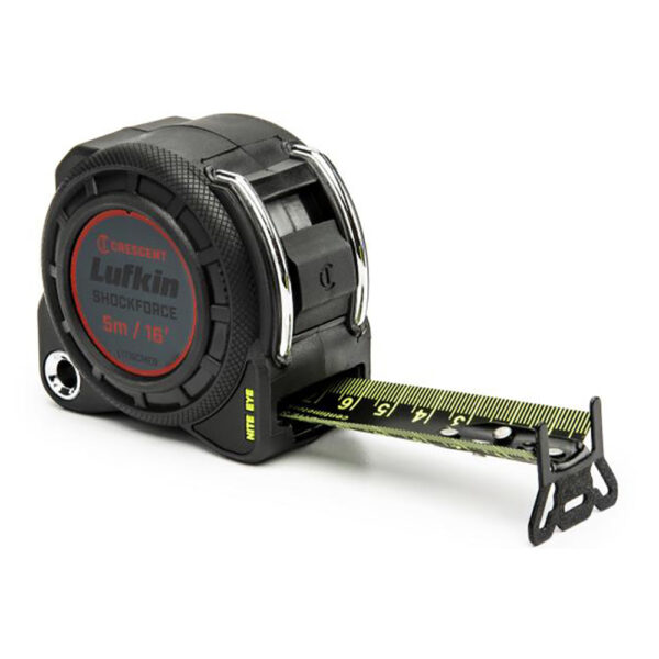 L1116CMEB-02 Lufkin 1-3/16'' x 5m/16' Cinta Métrica Shockforce Nite Eye G1 Dual Sided