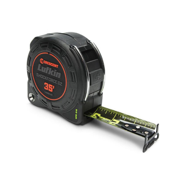L1235B-02 Lufkin 1-1/4'' x 35' Cinta Métrica Shockforce Nite Eye G2