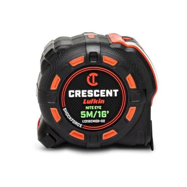 L1316CMEB-02 Lufkin Cinta Métrica 1-1/4'' x 5m/16' SHOCKFORCE NITE EYE