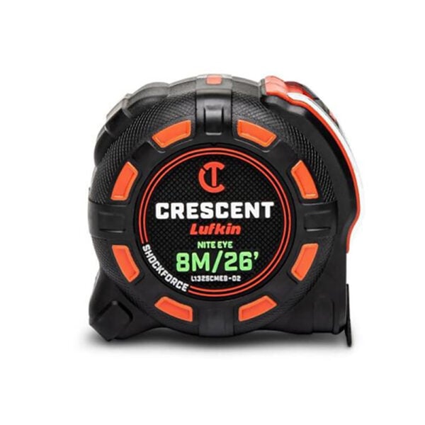 L1325CMEB-02 Lufkin Cinta Métrica 1-1/4'' x 8m/26' SHOCKFORCE NITE EYE