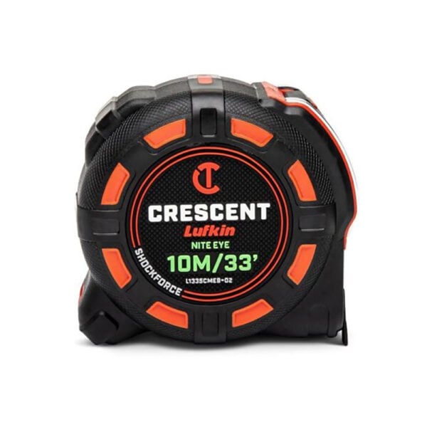 L1335CMEB-02 Lufkin Cinta Métrica 1-1/4'' x 10m/33' SHOCKFORCE NITE EYE