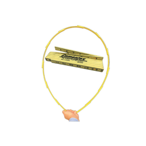 CP6FFR Cementex Regla Plegable de Fibra de Vidrio No Conductiva de 6'