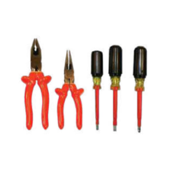 CTK-BPC-5Y Cementex Juego de Cinturón con Pinzas y Desarmadores de 5 Piezas