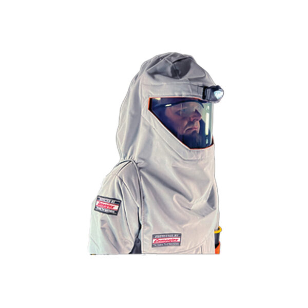 CUL40-AFH-V-G Cementex Capucha Contra Arco Eléctrico Serie UltraLite de 40 cal/cm2 con Ventilador