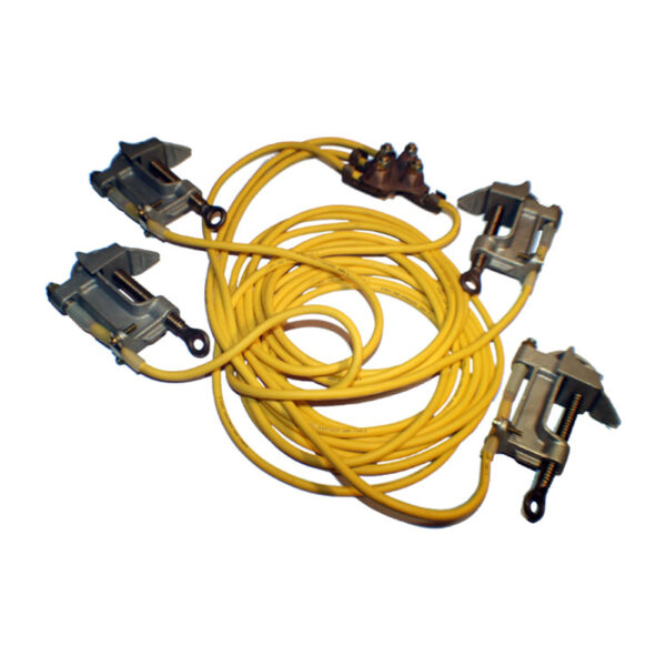 CPGS1W-6762 Cementex Conjunto de Puesta a Tierra de 1 Vía con Abrazaderas y Cable 2/0 de 6'