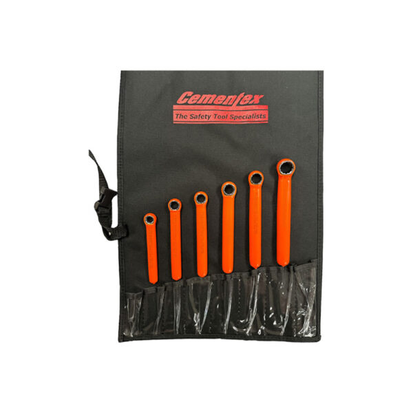 IBEWS-6M Cementex Juego de Llaves de Caja Métricas de 6 Piezas