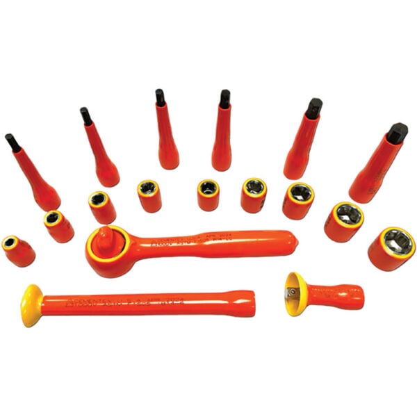 ISS14-18 Cementex Juego Combinado de Dados de Cuadro de 1/4'' de 18 Piezas