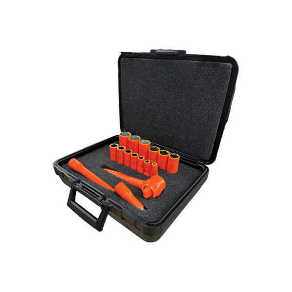 ISS38-16L Cementex Juego de Dados de Pared Profunda de Cuadro de 3/8'' de 16 Piezas