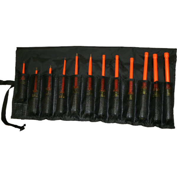 TR-12NDSD Cementex Juego de Llaves de Tuerca y Desarmadores de 12 Piezas