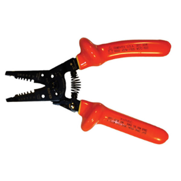 WS7C-1022 Cementex Pinza Pelacables de Mango Curvo de 7-1/2''