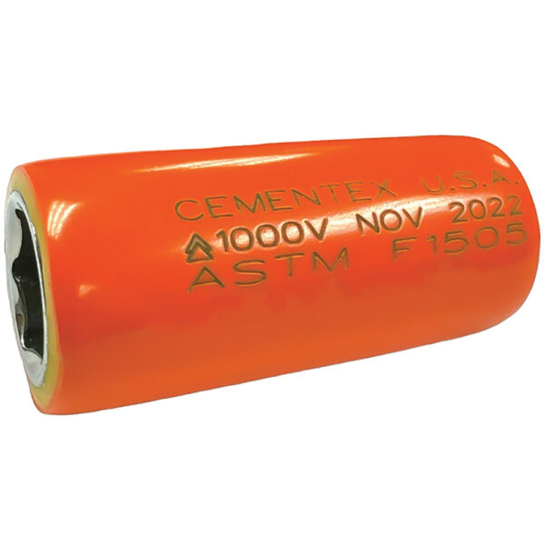 IS14-08L Cementex Dado SAE de 6 Puntos de Pared Profunda de 1/4'', Impulsión Cuadrado de 1/4''