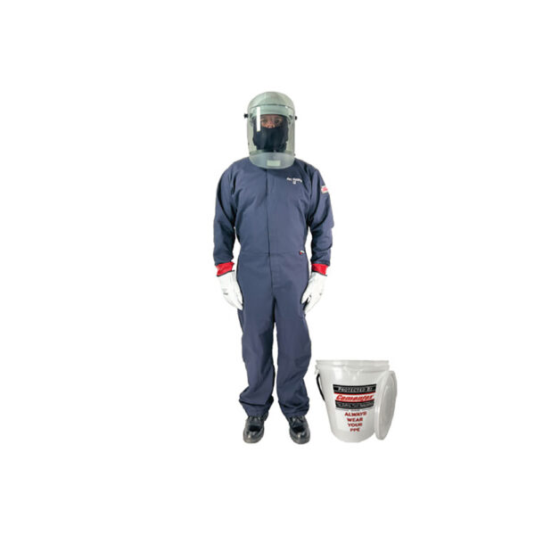 AFSC-CPCA12K-S Cementex Kit de Overol Protera Serie Feature de 12 cal/cm² en Contenedor de Almacenamiento de Arco Eléctrico - CHICO