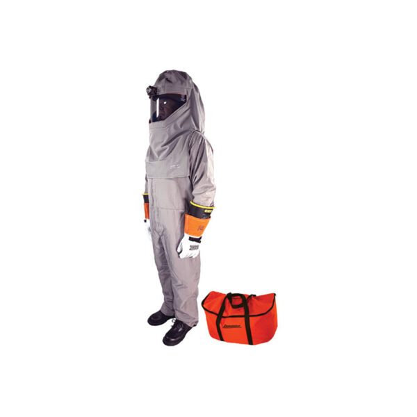 CUL40CK-5X0 Cementex Kit de Overol Serie UltraLite de 40 cal/cm2 en Bolsa Tipo Duffel Estándar con Juego de Guantes Clase 0 - 5X GRANDE