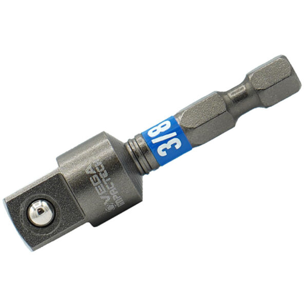 T150ADB38 Vega Impactech Adaptador de dado de impacto cuadrado macho de 3/8'' con bloqueo de bola
