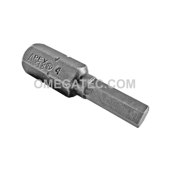 315-4X Apex Punta con Cabeza de Dado (Hex-Allen) 5/16''