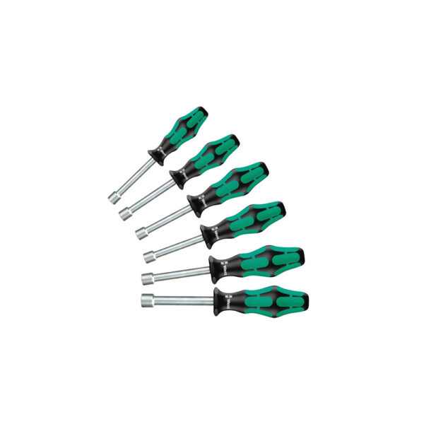 05345230001 Wera 395 HO/6 SZ Juego de Impulsor de Puntas Kraftform Plus de 6 Piezas