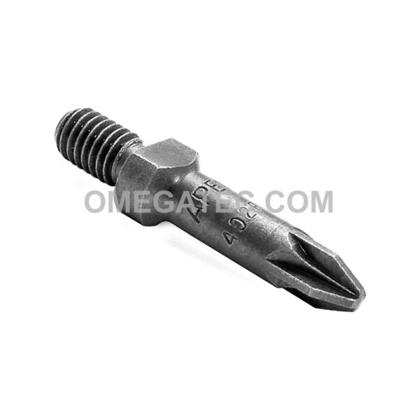 402-PZDX Apex Punta Pozidriv 1/4''-24 con Accionamiento Roscado #2