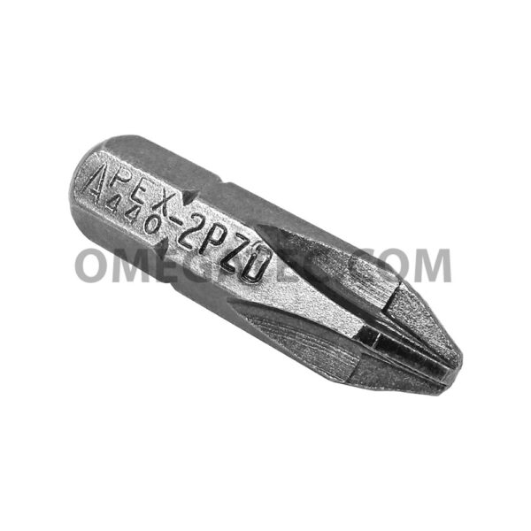 440-2-PZDX Apex Punta Pozidriv 1/4'' #2