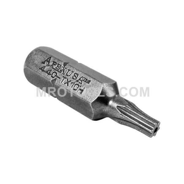 440-TX-10-H Apex Punta Torx de 1/4'', Resistente a la Manipulación