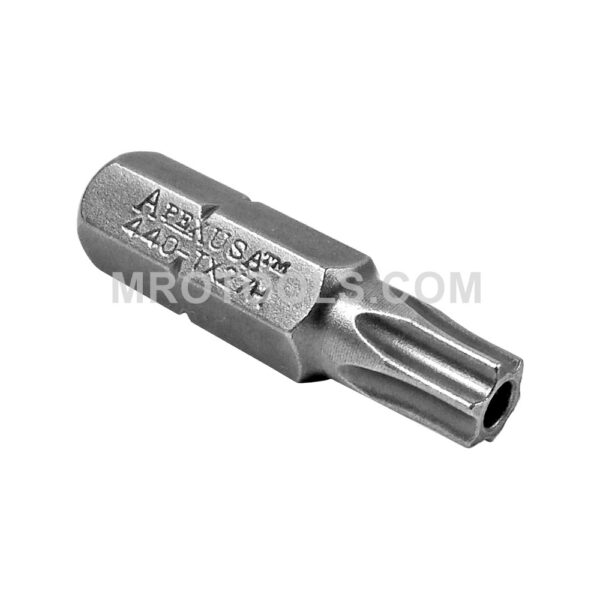 440-TX-27-H Apex Punta Torx de 1/4'', Resistente a la Manipulación
