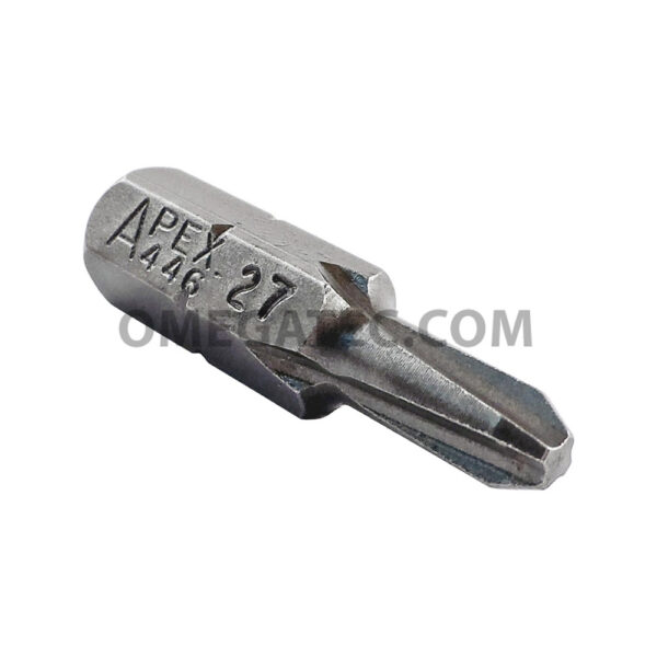 446-27X Apex Punta Phillips 1/4'' #2, Espacio Limitado