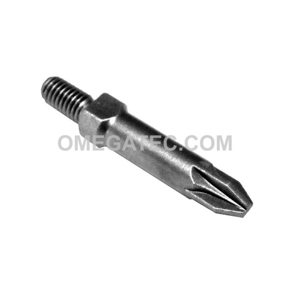 502-PZDX Apex Punta Pozidriv 10-32 con Accionamiento Roscado #2