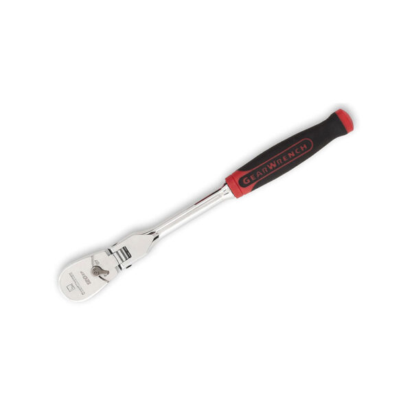 81009P GearWrench Trinquete Teardrop con Cabeza Flexible con Agarre Amortiguado 120XP con Impulsor de 1/4''