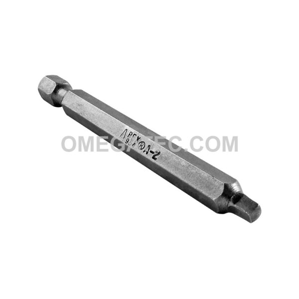 954-A-2X Apex Punta con Receso Cuadrado de 1/4'' #2 con Impulsor de Poder