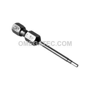 AM-1.5MM Apex Punta con Cabeza de Dado (Hex-Allen) 1/4'' con Impulsor de Poder, Métrico