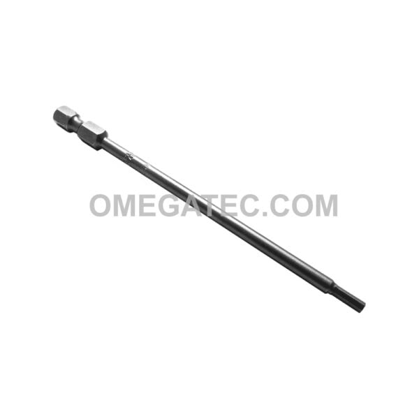 AM-2.5MM-4 Apex Punta con Cabeza de Dado (Hex-Allen) 1/4'' con Impulsor de Poder, Métrico