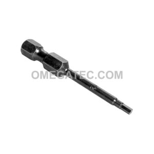 AM-2MM Apex Punta con Cabeza de Dado (Hex-Allen) 1/4'' con Impulsor de Poder, Métrico