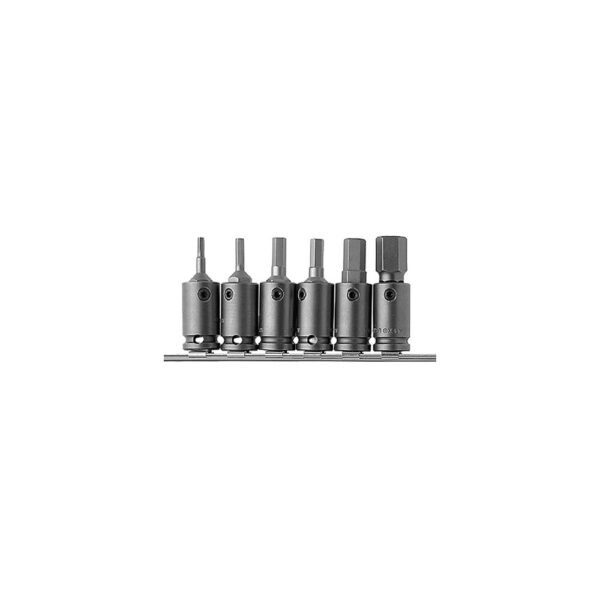 APH56 1/2'' Apex Juego de Puntas y Adaptadores con Cabeza Hexagonal de 6 Piezas