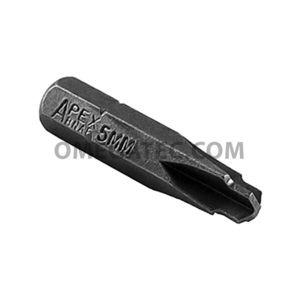 BNAE-5MM Apex Punta B.N.A.E. de 5mm, Impulsor Hexagonal de 1/4''