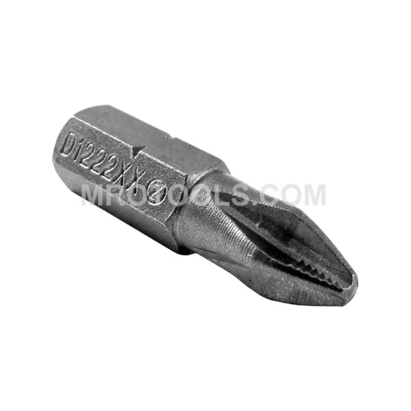 D1222XXR Zephyr Puntas Phillips de Remocion 1/4'' #2, ACR, Para Tornillos Autoperforantes