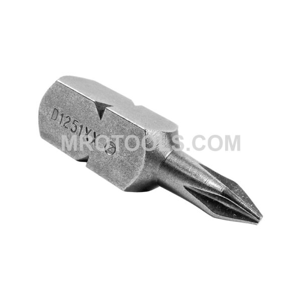 D1251XX Zephyr Puntas Phillips de Shank Cuadrado 5/16'' #1, Para Tornillos Autoperforantes