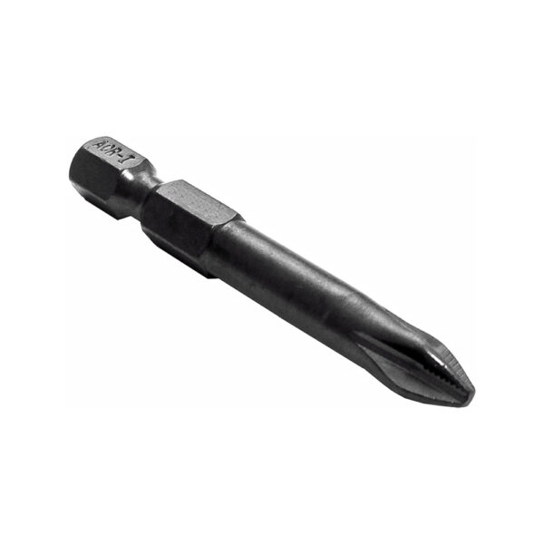 E1101AARI Zephyr Puntas de Poder de Instalacion Estilo Phillips 1/4'' #1, ACR, Para Tornillos de Maquina
