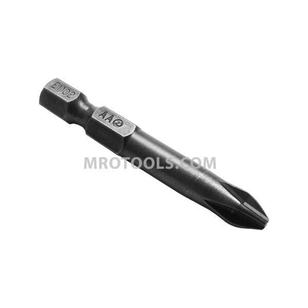 E1102AA Zephyr Puntas de Poder Estilo Phillips 1/4'' #2, Para Tornillos de Maquina