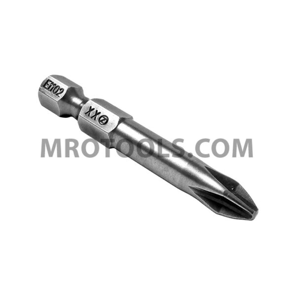 E1102XX Zephyr Puntas de Poder Estilo Phillips 1/4'' #2, Para Tornillos Autoperforantes