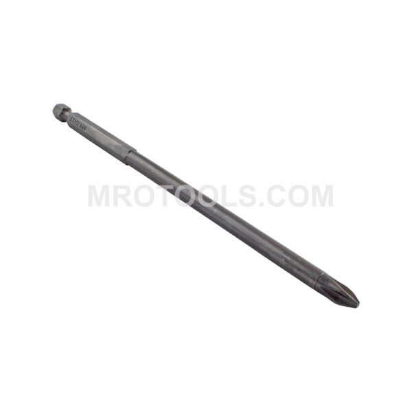 E1102XX6 Zephyr Puntas de Poder Estilo Phillips 1/4'' #2, Para Tornillos Autoperforantes