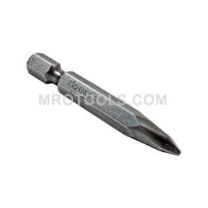 E1541XX Zephyr Puntas de Poder con Cuerpo Completo Estilo Phillips 1/4'' #1, Para Tornillos Autoperforantes