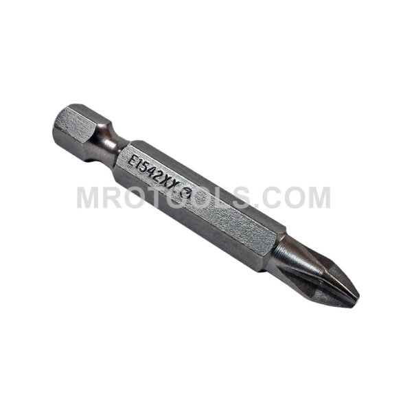 E1542XX Zephyr Puntas de Poder con Cuerpo Completo Estilo Phillips 1/4'' #2, Para Tornillos Autoperforantes