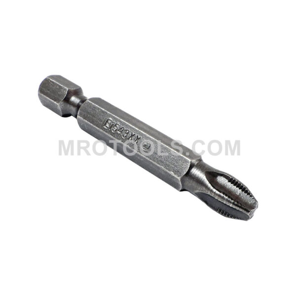 E1543XXACR-B Zephyr Puntas de Poder Estilo Phillips 1/4'' #2, ACR, Full Hex Shank, Para Tornillos de Maquina