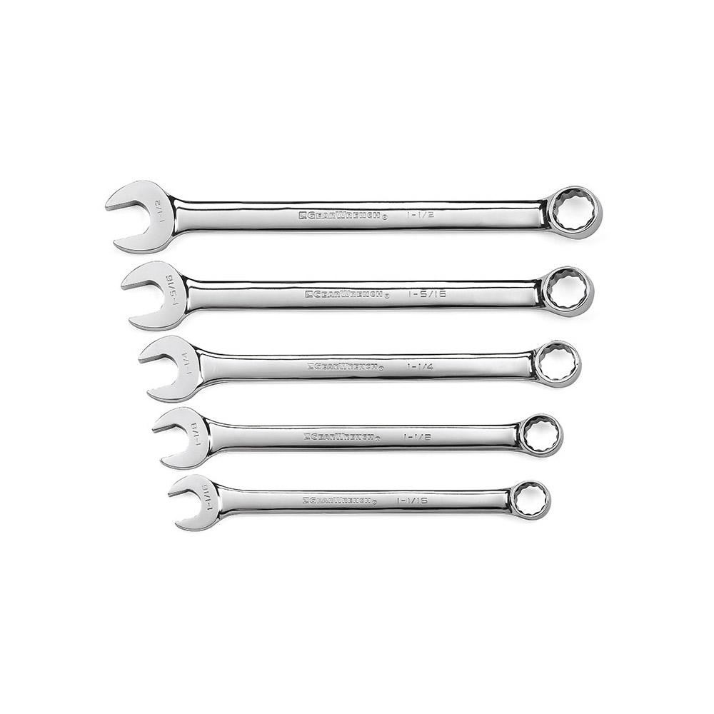 86427 GearWrench Juego De Llaves Combinadas De Trinquete De 12 Puntos Y Universal Spline XL Mtricas De 16 Piezas