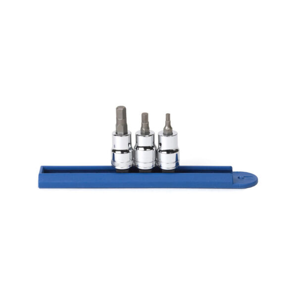 80570 GearWrench Juego de Dados con Punta Hexagonal SAE/Metrico con Impulsor de 3/8'' de 3 Piezas